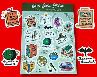 Book Girlie Sticker Sheet