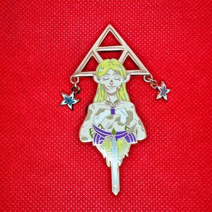 Silent Princess Enamel Pin