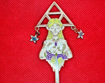 Silent Princess Enamel Pin
