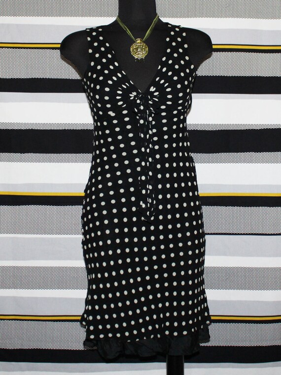 moschino polka dot dress
