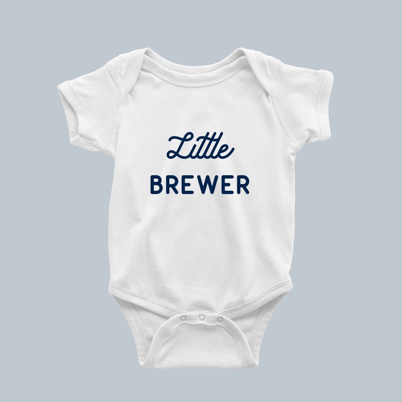Little Brewer Infant Bodysuit Baby Sports Mascot