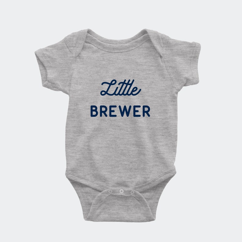 Little Brewer Infant Bodysuit Baby Sports Mascot