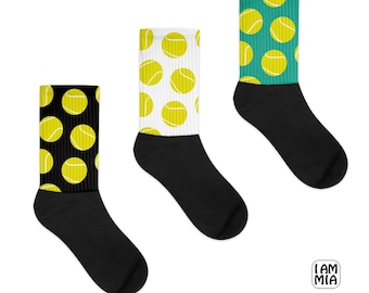 Tennis Socks, Funky socks, Tennis Gift for Him, Sports Socks, Tennis Lover, Athletic Socks, Team Socks, Mens Socks, Novelty socks, M-XL