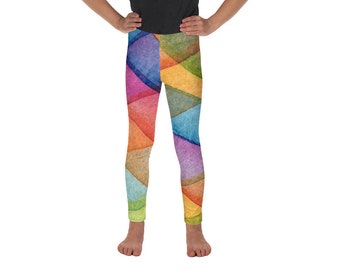 Colorful Girls Leggings, Printed leggings Size 2-10 years, Toddler leggings