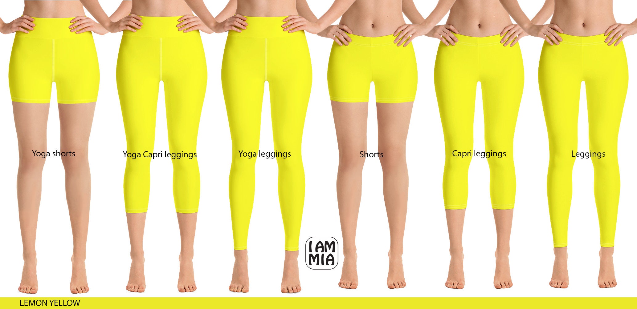 Women Cotton Lycra Lemon Yellow Stretchable Plus Size Ankle Length Leggings