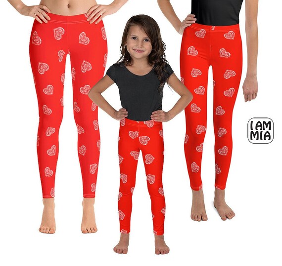 outfits with red leggings