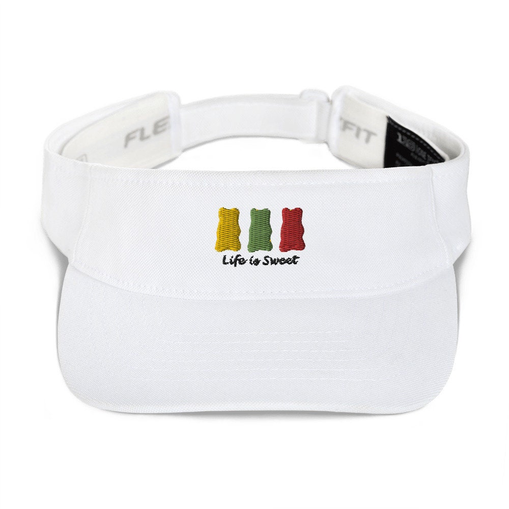 Gummy Bear Visor, Tennis visor, Soccer Visor, Football visor, Embroidered Visor