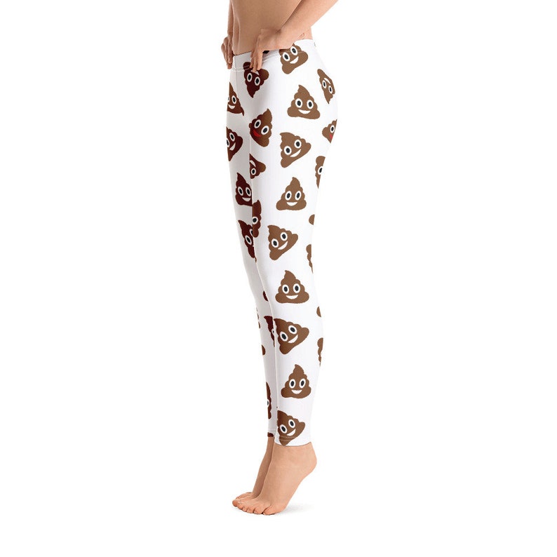 Poop Emoji Leggings for Women Etsy