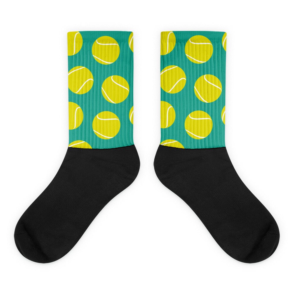 Tennis Socks, Funky Socks, Tennis Gift for Him, Sports Socks, Tennis