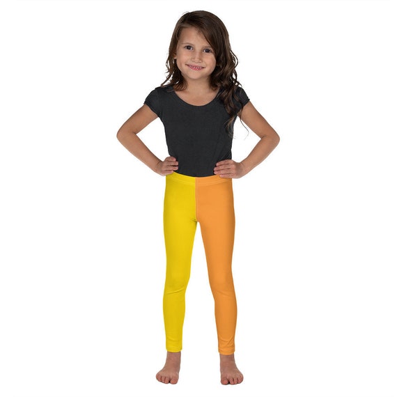 girls yellow leggings
