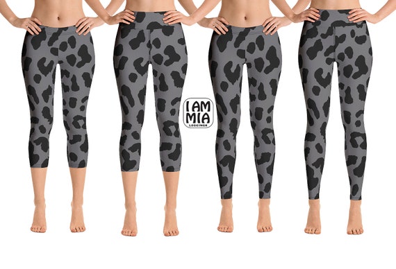 leopard print yoga pants