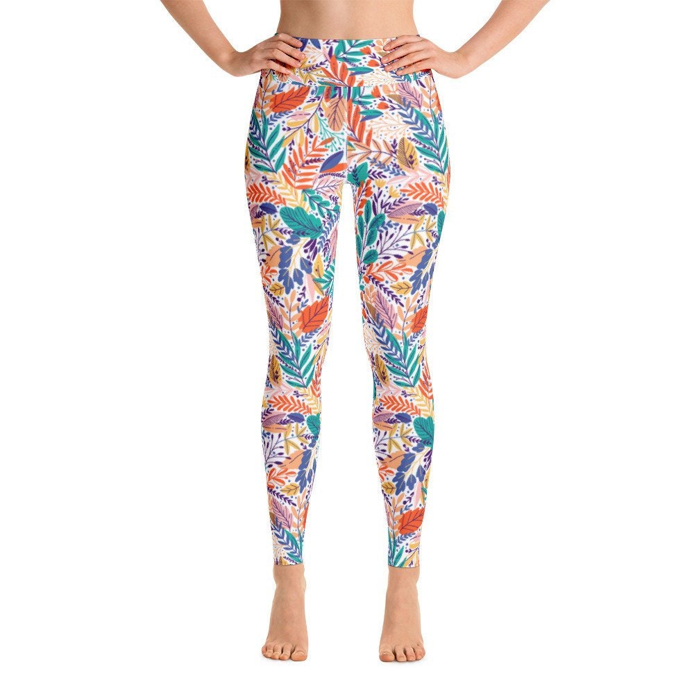 Colourful yoga leggings Clearance