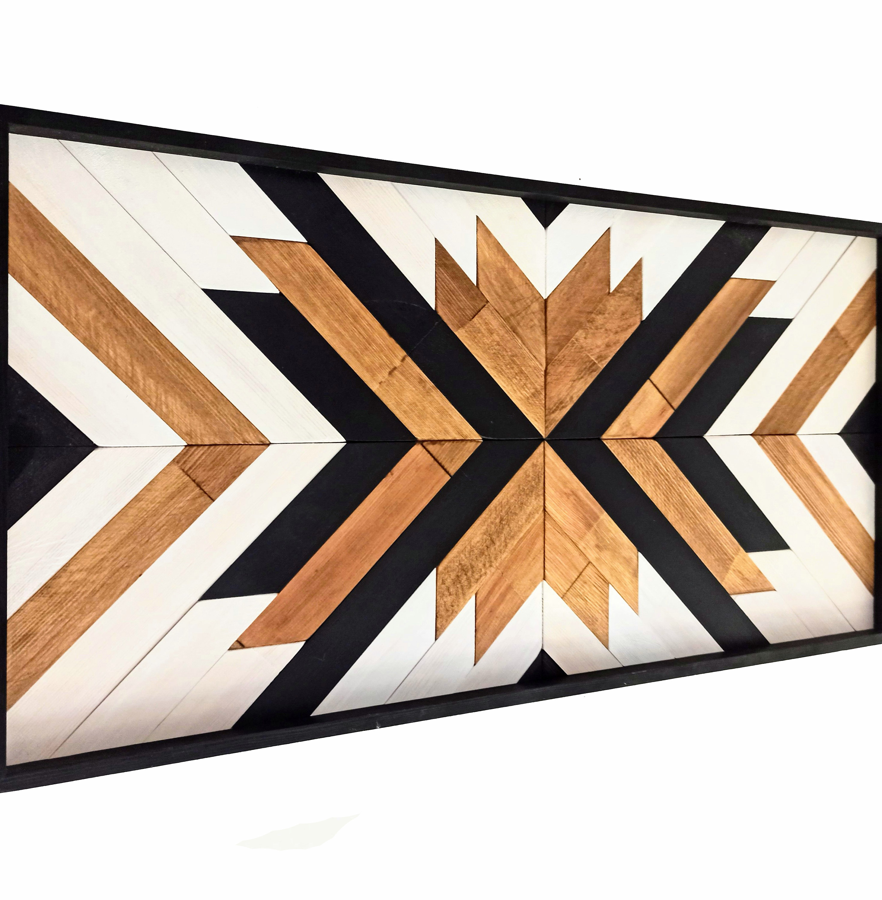 Big AZTEC wood walll art Boho Art Aztec Wood Boho Wood Etsy