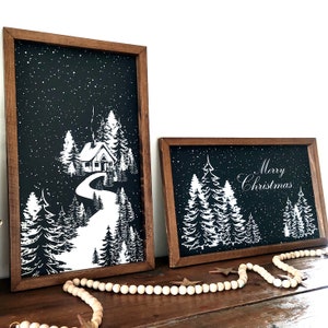Boho Wood Christmas Wall Art: Handmade Holiday Decor
