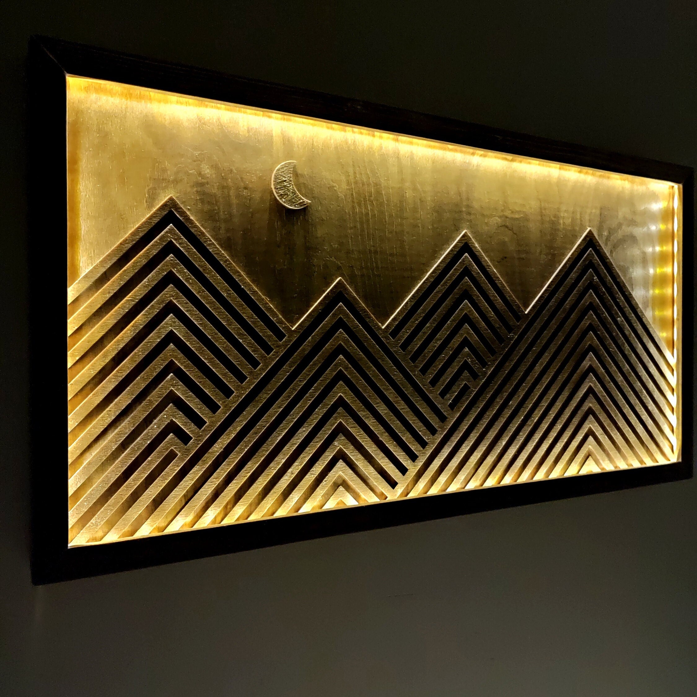 Lighted words wall sale art