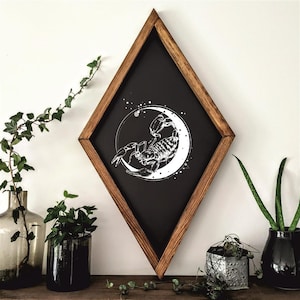 Custom Zodiac Sign Wall Decor - Handcrafted Wooden Astrology Art Pieces