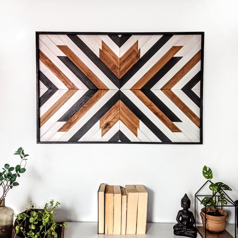 Boho Wood Wall Art - Etsy