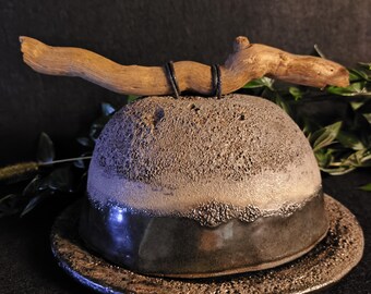 Ceramic Butter Dish / Food Storage Container – Unique Handmade Design