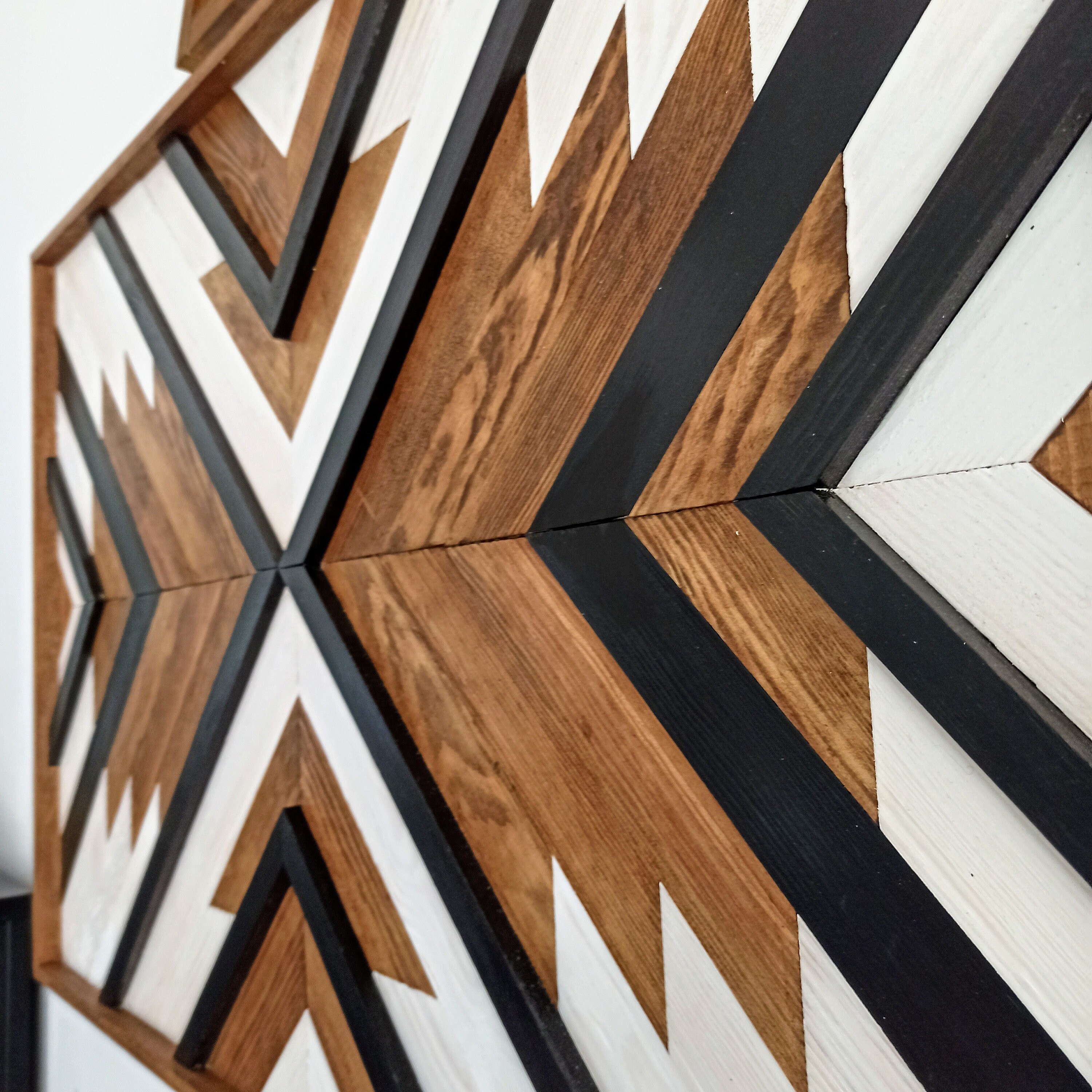 24x36'' AZTEC wood walll art Boho Art Aztec Wood Etsy