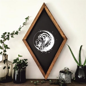 Astrological Wooden Wall Art - Custom-Made Zodiac Decor for Bedrooms & Living Rooms