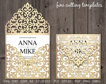 Download Free Wedding Invitation Svg Etsy SVG Cut Files