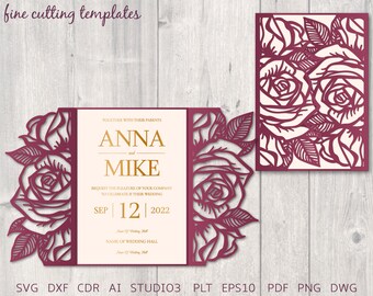 Download Wedding Invitation Svg Etsy
