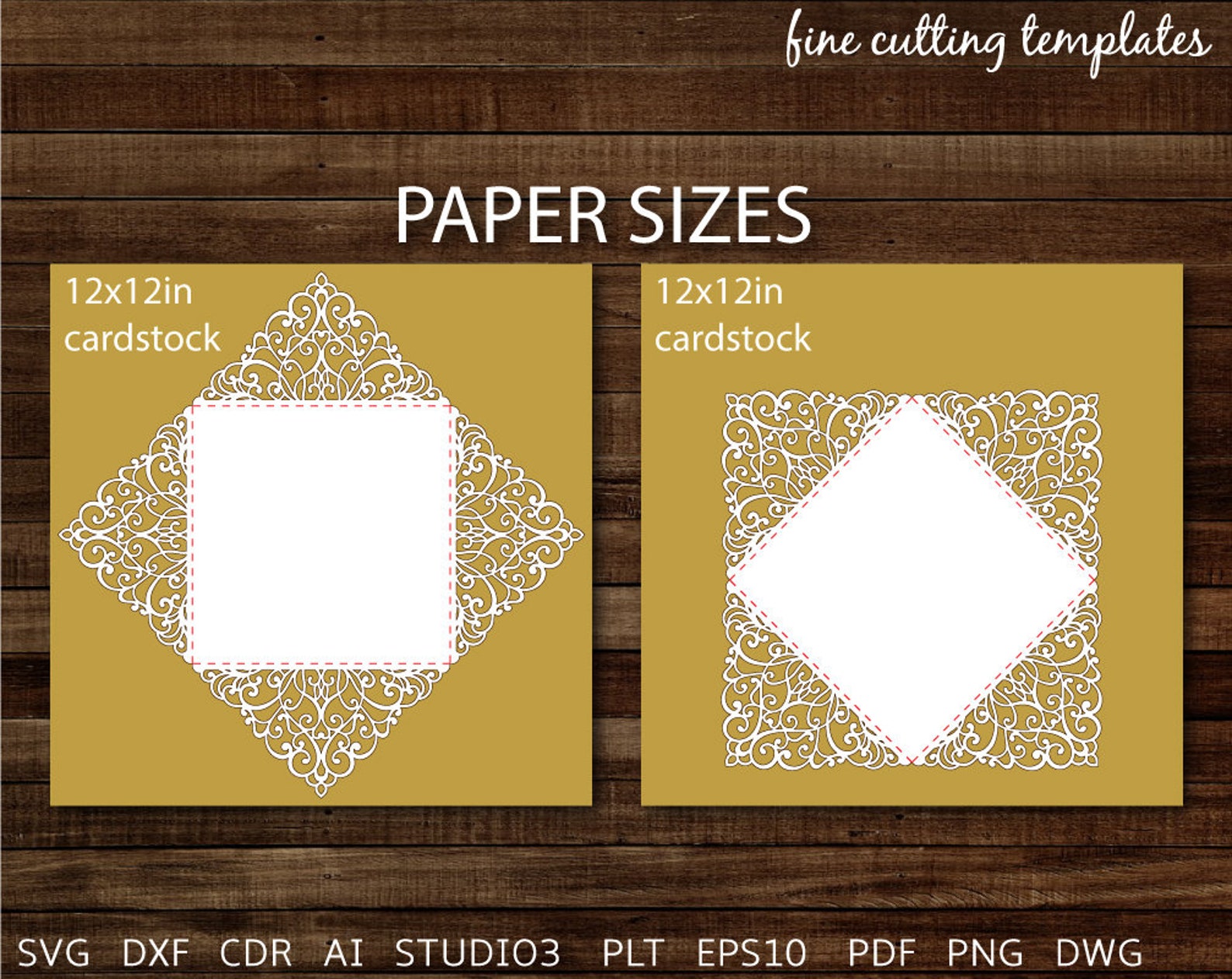 4 Fold Card Template 4 Fold Card Template