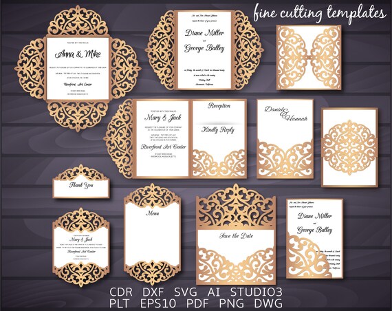Free Free 173 Laser Cut Wedding Invitations Svg SVG PNG EPS DXF File