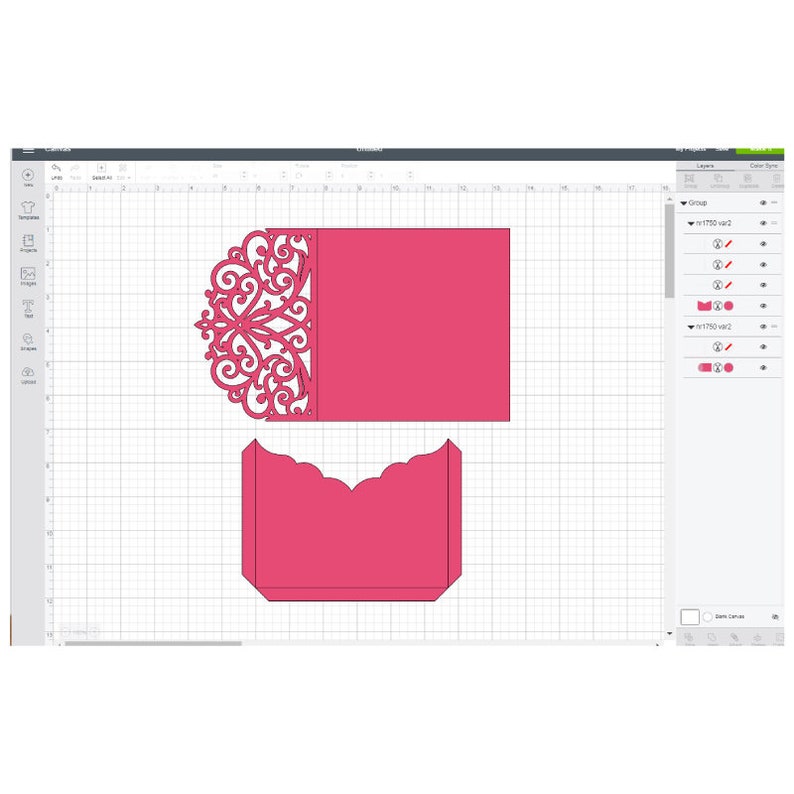 wedding envelope with lace cap template for cutting cricut etsy
