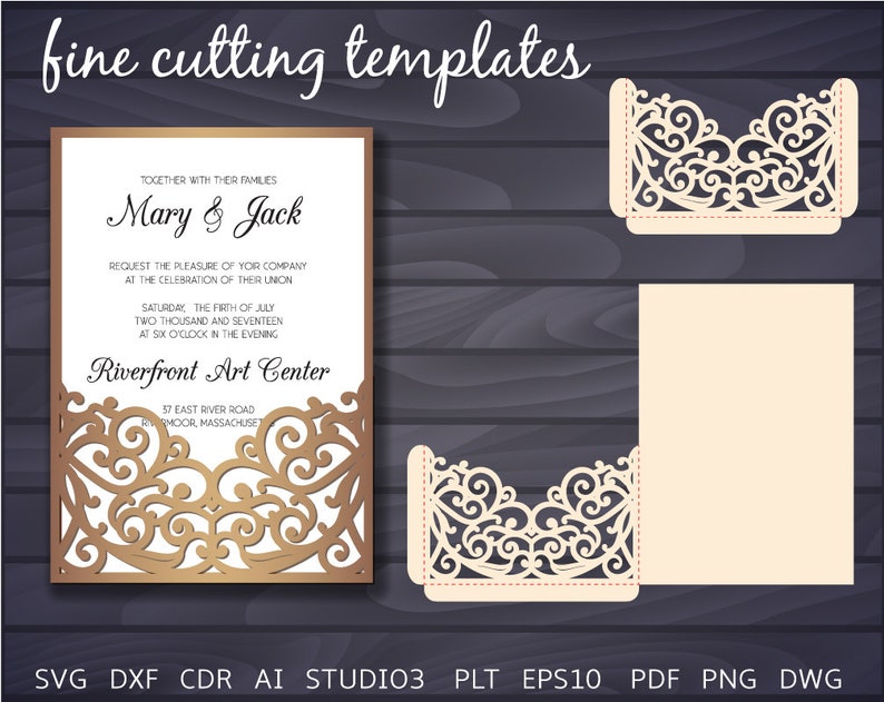 Free Free 67 Cricut Wedding Invitation Svg SVG PNG EPS DXF File
