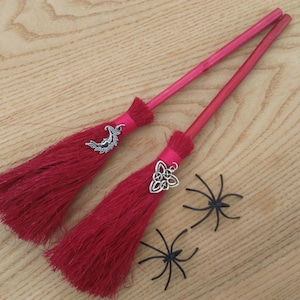 Mini Witch Broom. Miniature Brooms. Miniature Witches Broom. Altar Broom. Witches Broomstick. Mini Fairy Broom. Wicca Witches Brooms.