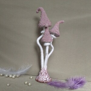 Muchroom home decor. Mushroom figurine. Handmade gift.