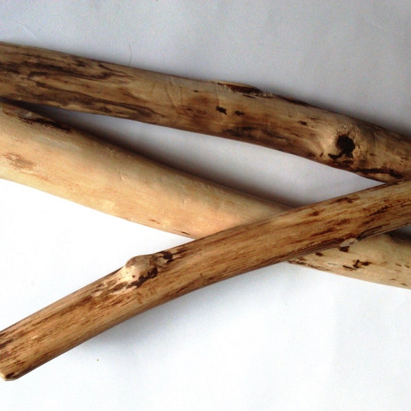 Long macrame sticks,  ground macrame rods, dowel macrame, driftwood branch, wood sticks craft branches, wooden wand