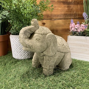 Stone Garden Thai Elephant Statue Ornament