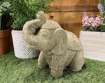 Stone Garden Thai Elephant Statue Ornament