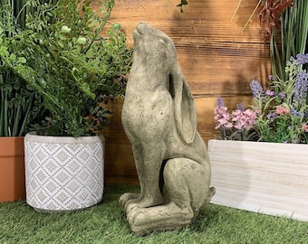 Stone Garden Moon Gazing Hare Ornament