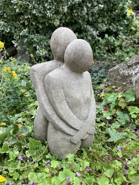 Jardin De Pierre Couple Amoureux Moderne Art Abstrait Statue Etsy France Jardin De Pierre Couple Amoureux Moderne Art Abstrait Statue Etsy France