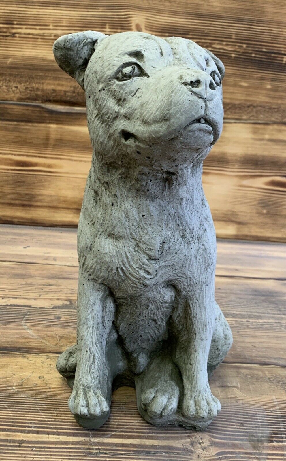 Stone Garden Staffordshire Bull Terrier Staffy Dog Statue Etsy