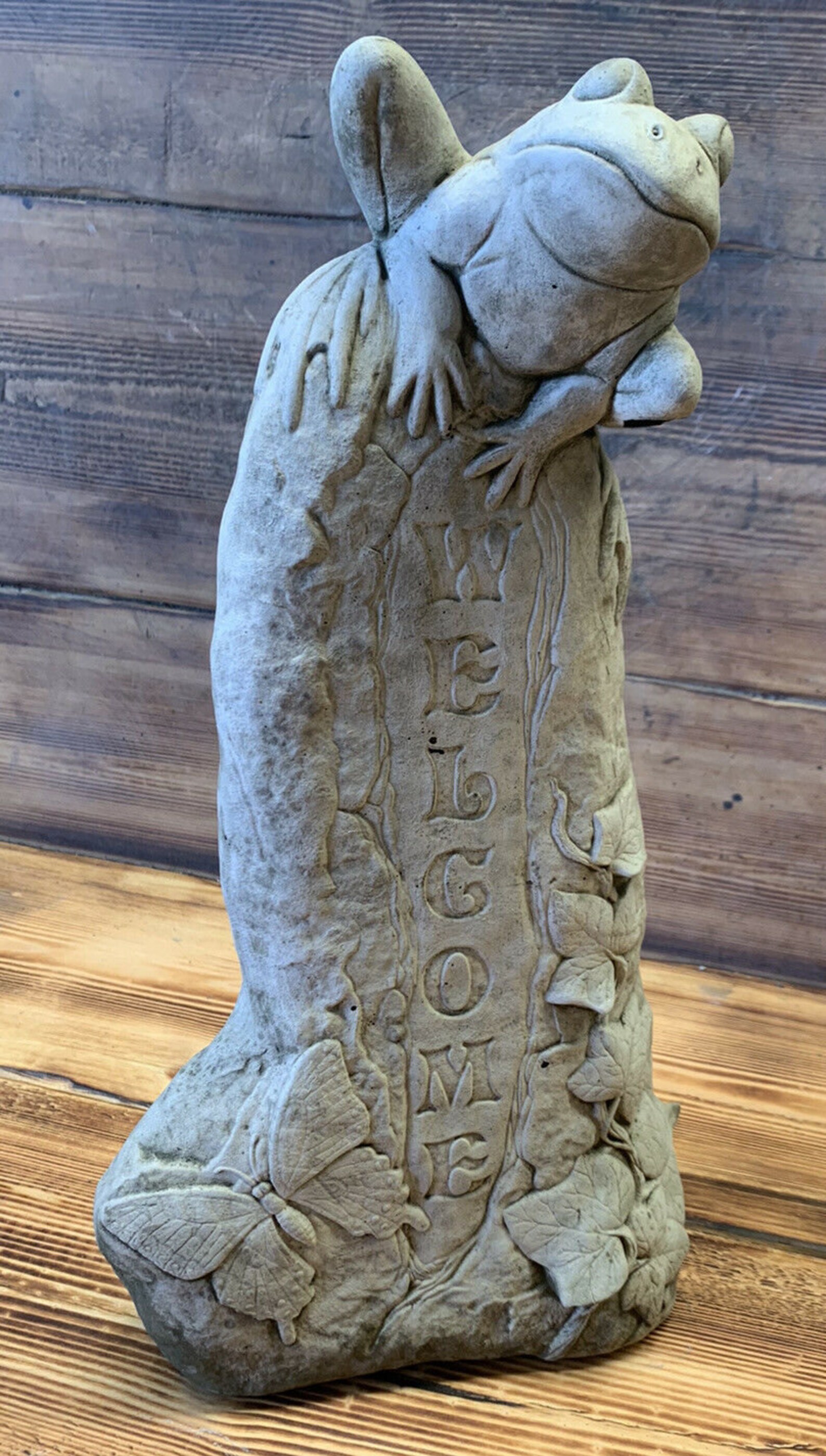 Stone Garden Large Frog Statue Ornament Etsy 日本