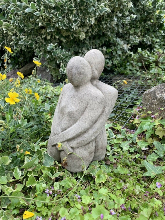 Jardin De Pierre Couple Amoureux Moderne Art Abstrait Statue Etsy France Jardin De Pierre Couple Amoureux Moderne Art Abstrait Statue Etsy France