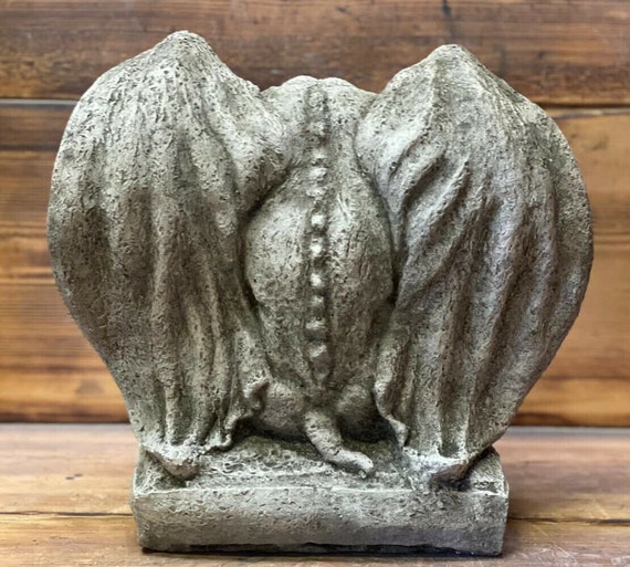 Statuette en pierre Gremlin à suspendre | Gargouille Sprite Décoration  d'extérieur Décoration de jardin