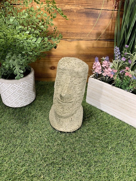 Stone Garden See Hear Speak No Evil Rabbit Bird Bath Feeder 