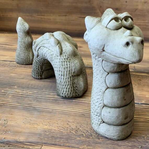 Stone Garden Loch Ness Monster Nessy 3 Piece Gift Ornament - Etsy