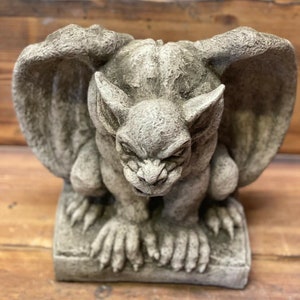 Stone Garden Gargoyle Gremlin Winged Gothic Ornament image 3