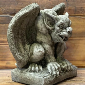 Stone Garden Gargoyle Gremlin Winged Gothic Ornament image 4