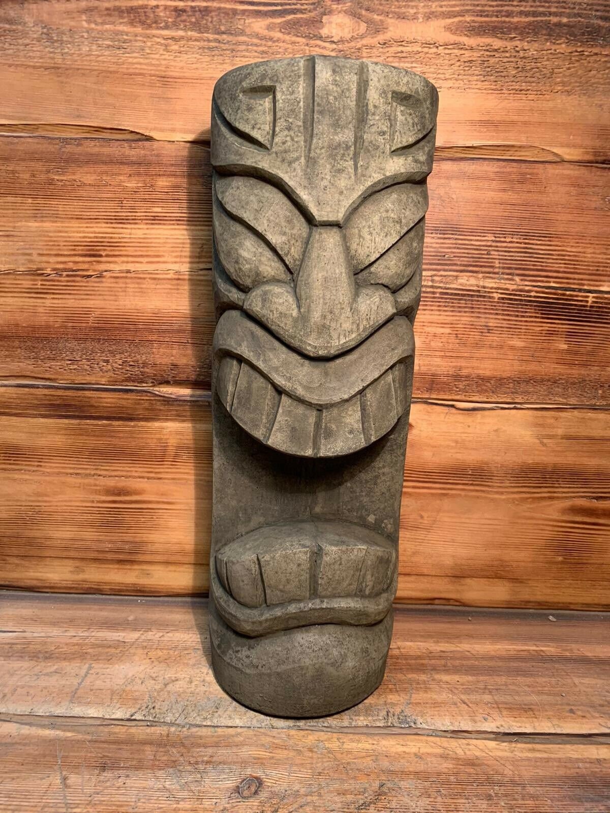 Pierre jardin grand totem île de Pâques tête africaine Tiki statue ornement  -  Canada