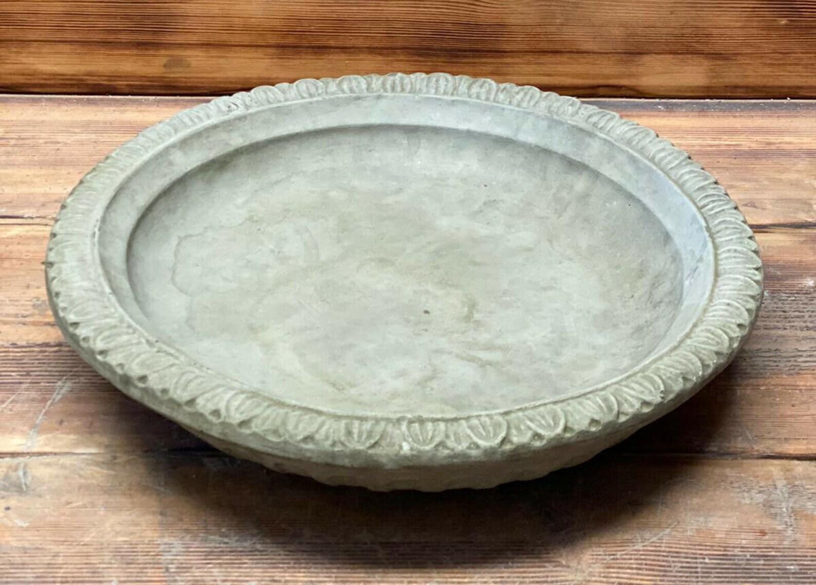 Stone Garden Art Deco Bird Bath Top Only/ Feeder/ Bowl/ Etsy