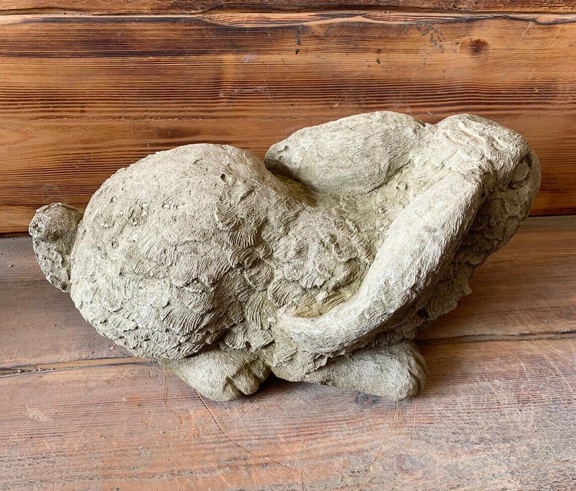 Stone Garden Large Giant Laying Sitting Rabbit Statue Ornament Etsy