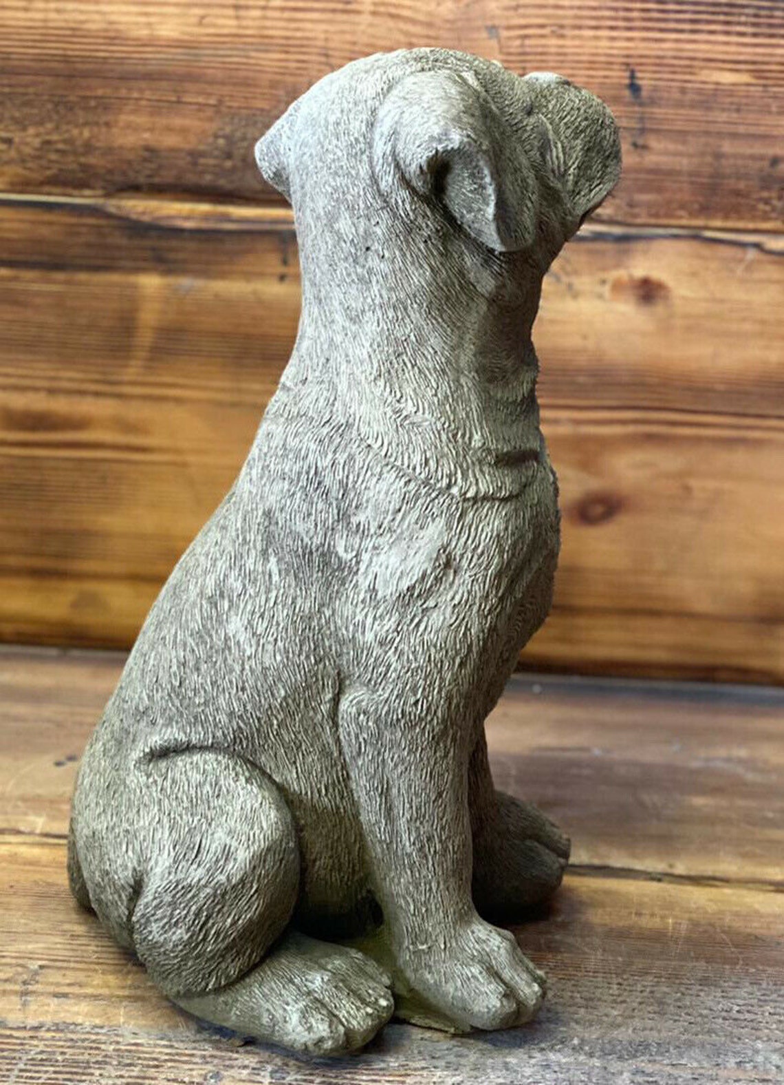 Stone Garden Large Detailed Boxer Dog Gift Statue Ornament Etsy UK