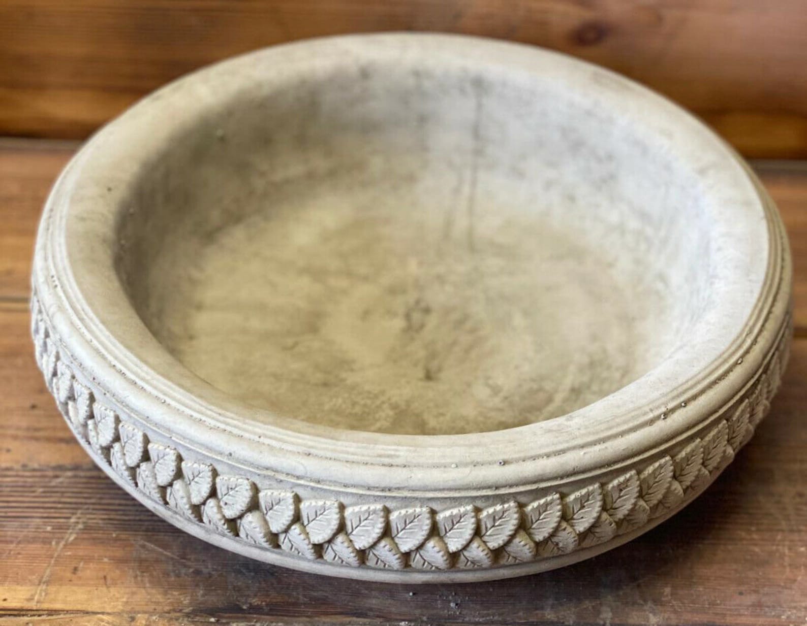 Stone Garden Leaf Bird Bath Top Only/ Feeder/ Bowl/ Etsy UK